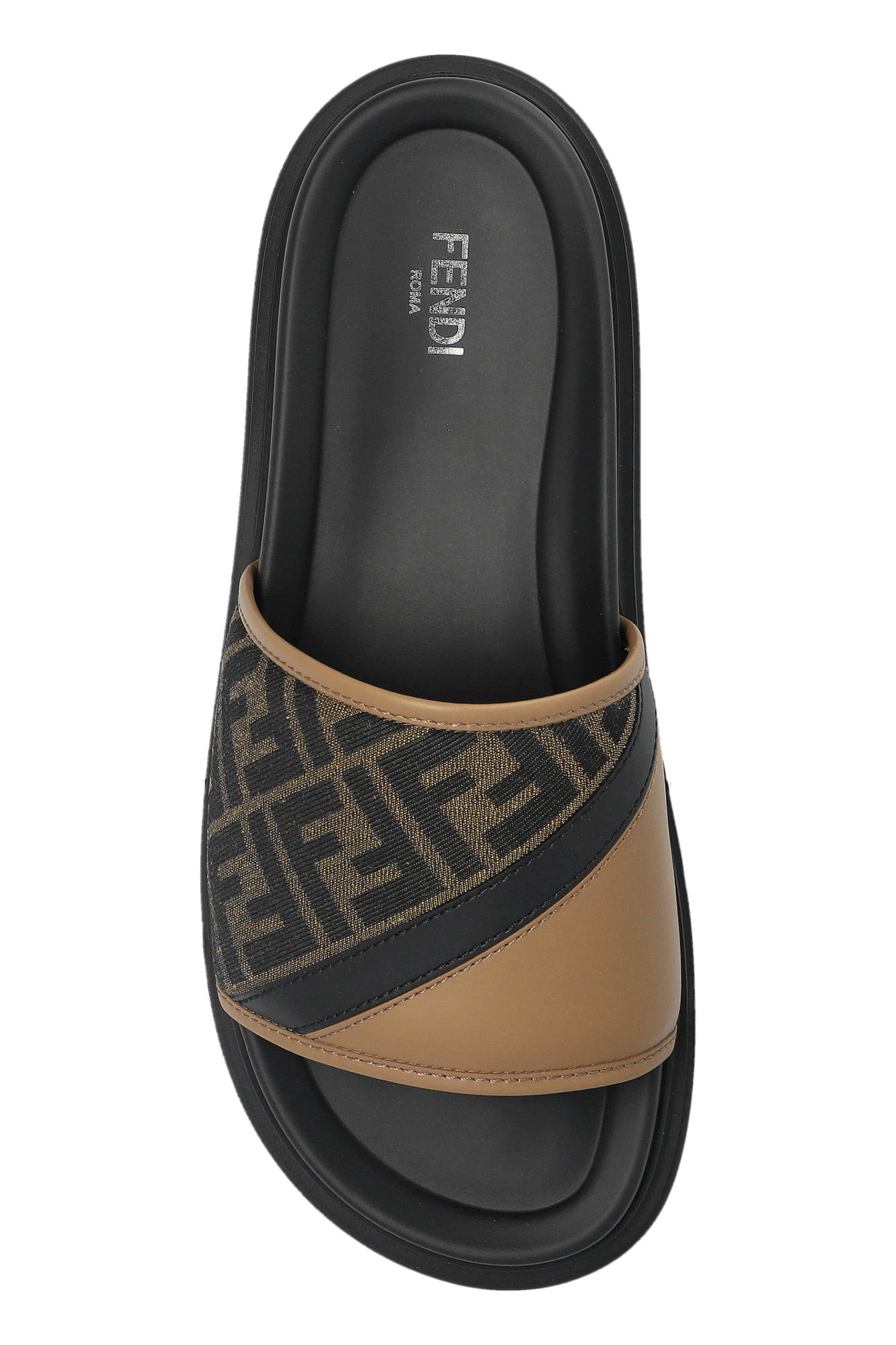 【FENDI】モノグラム ジャカード スリッポン スライド Fendi Slides with monogram | Men's Shoes | Vitkac